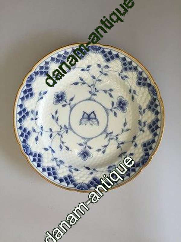 ビング＆グロンダール ディケンズ バタフライ with ゴールド ディナープレート No.25