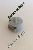 Bing Grondahl/Kronjyden灰色糖果果酱罐，盖子上有勺子孔，编号523