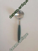 Georg Jensen Edelstahl Grüner Strata Bouillonlöffel