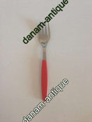 Georg Jensen Stainless Rød Strata Spisegaffel