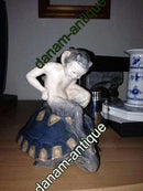Royal Copenhage Faun/pan på skildpadde No 1880