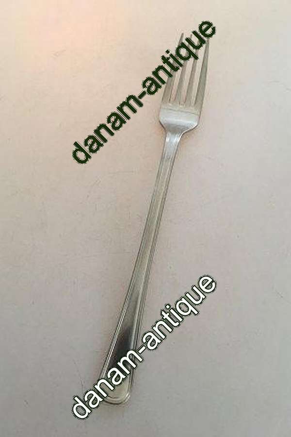 Georg Jensen不锈钢 "Copenhagen Line, Mat "午餐叉