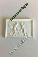 Royal Copenhagen Bisquit "Amor und Ganymed beim Würfeln" Teller