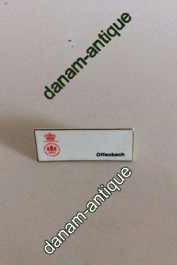 Bing & Grøndahl Dealer Advertising Sign "Offenbach"