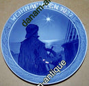Royal Copenhagen Christmas Plate from 1927 with German inscription "Weihnachten"