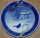 Royal Copenhagen Christmas Plate from 1919 with French inscription "Noel"