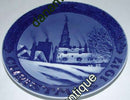 Royal Copenhagen Juleplatte fra 1917 med Engelsk Tekst - Christmas 1917