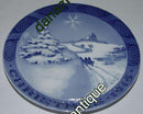Royal Copenhagen Christmas Plate from 1915 with English Inscription "Christmas"