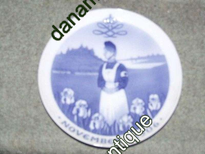 Royal Copenhagen Mindeplatte fra 1906 RC-CM65