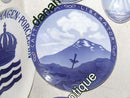 Royal Coenhagen Commemorative Plate from 1899 No 30 Iceland Dragon