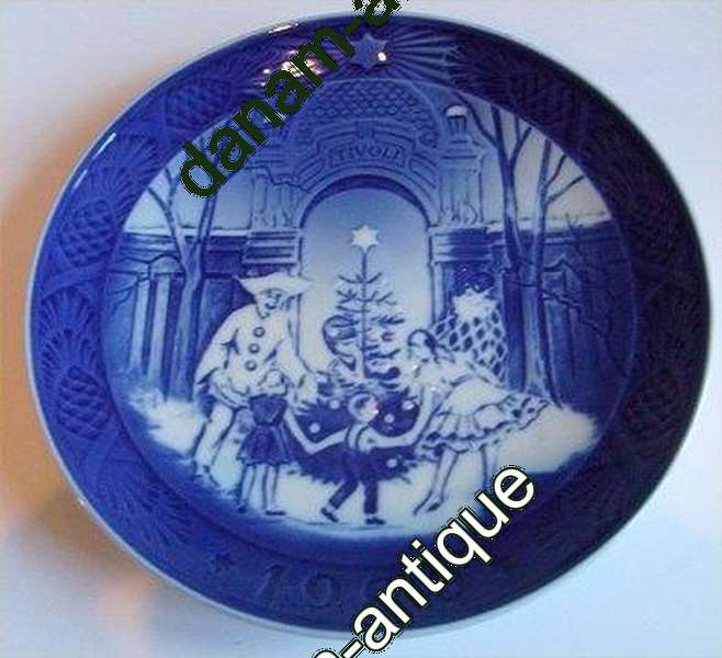 Royal Copenhagen Kgl Juleplatte 1990