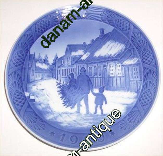Royal Copenhagen Kgl Juleplatte 1980