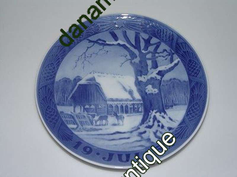 Royal Copenhagen Kgl Juleplatte 1952