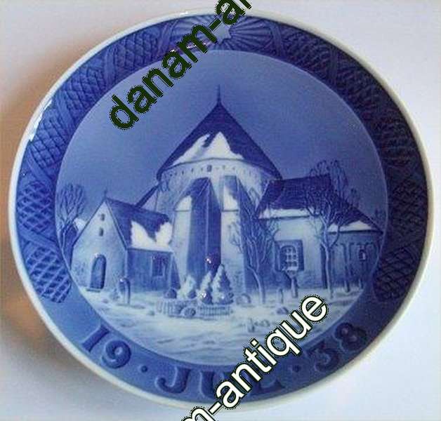 Royal Copenhagen Kgl. Juleplatte 1938