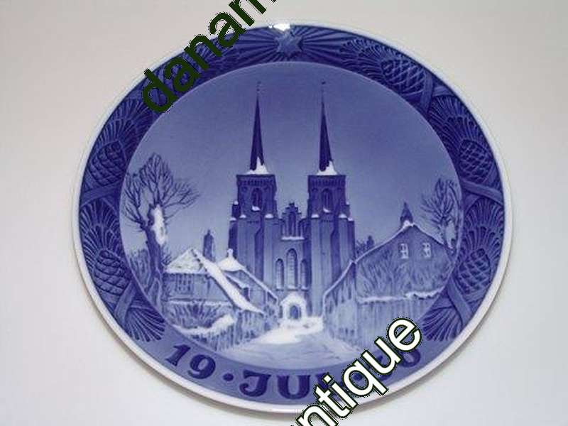 Royal Copenhagen Kgl Juleplatte 1936