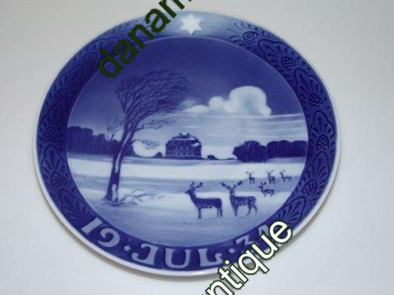 Royal Copenhagen Kgl Juleplatte 1934