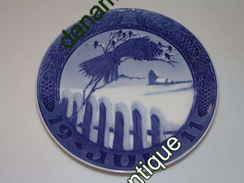 Royal Copenhagen Kgl Juleplatte 1911