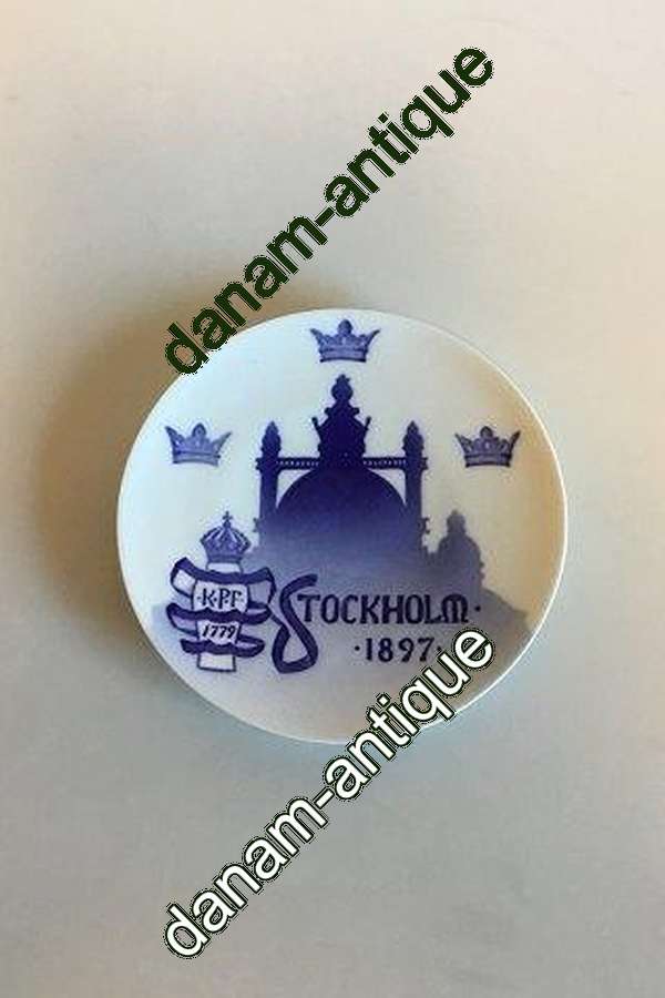 Royal Copenhagen Mindeplatte fra 1897 RC-CM10