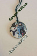 Royal Copenhagen Die liebe Familie Ornament "Schneemann" von 1991