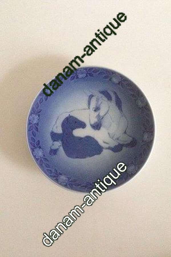 Royal Copenhagen Kgl Mors Days Platte fra 1984