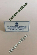 Royal Copenhagen Dealer Advertising Sign "Steinzeug" Stoneware