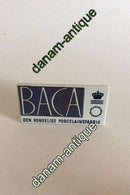 Royal Copenhagen Forhandler Reklame Skilt "Baca"