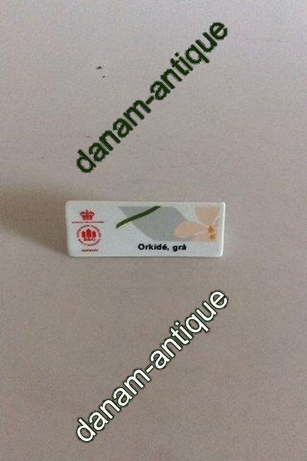 Bing & Grøndahl Dealer Advertising Sign "Orchid, Grey"