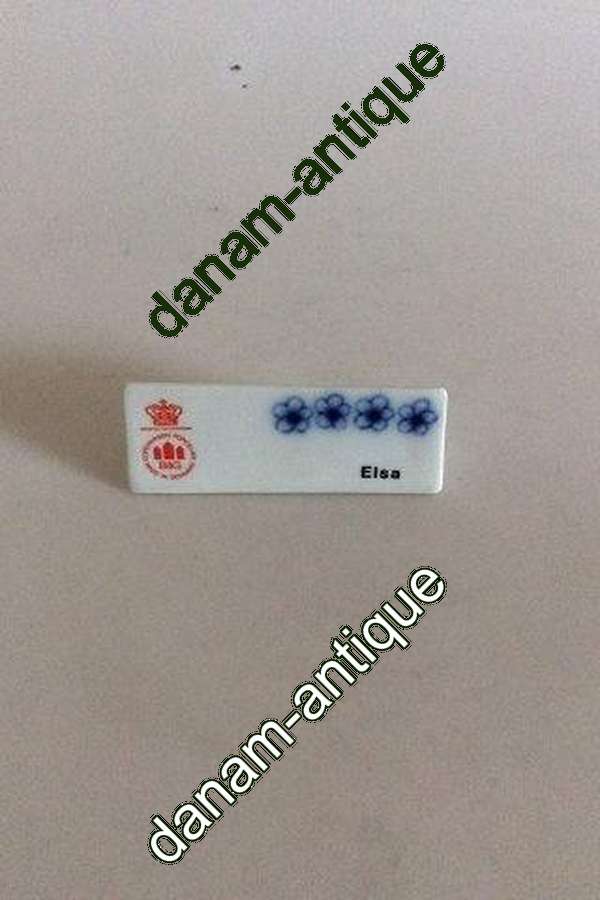 Bing & Grøndahl Forhandler Reklame Skilt "Elsa"