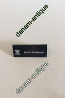 Royal Copenhagen Dealer Advertising sign in Plastic "Hvid Halvblonde"