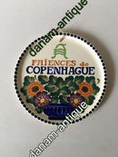 Aluminia Platte No 829/445. Fransk Forhandler Platte "Faïences de Copenhague"