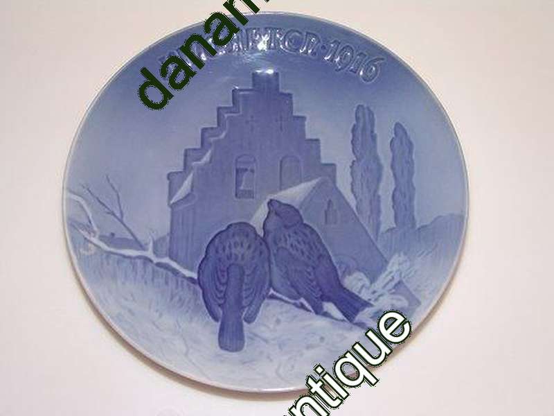 Bing & Grøndahl Juleplatte fra 1916