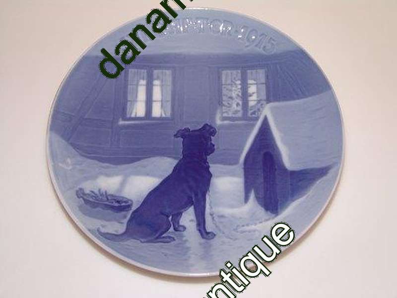 Bing & Grøndahl Juleplatte fra 1915