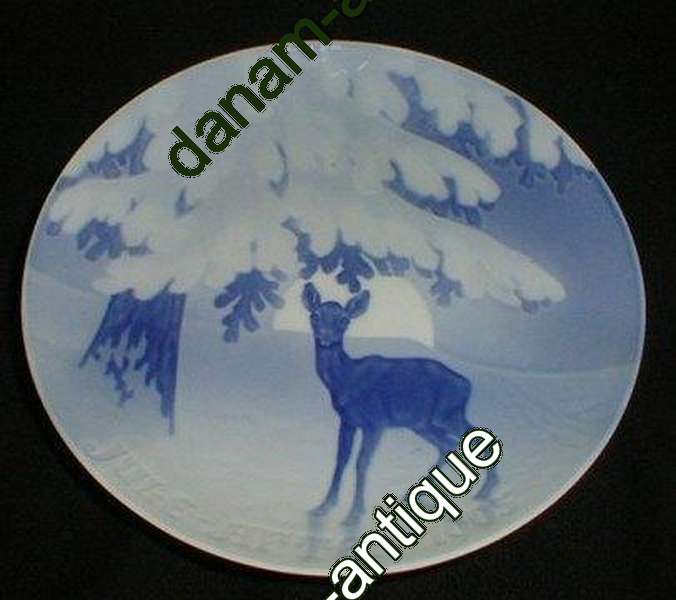 Bing & Grøndahl Juleplatte fra 1905