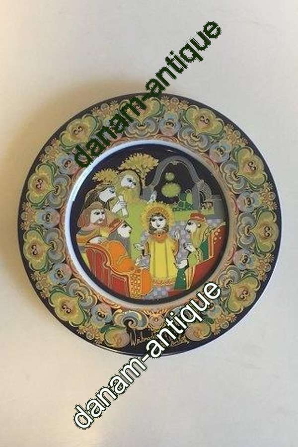 Bjørn Wiinblad Rosenthal Juleplatte fra 1981