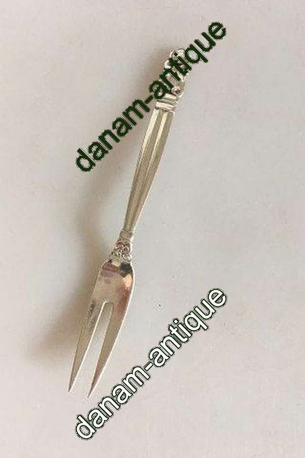 Georg Jensen Sterling Sølv Konge Citron Gaffel No 146