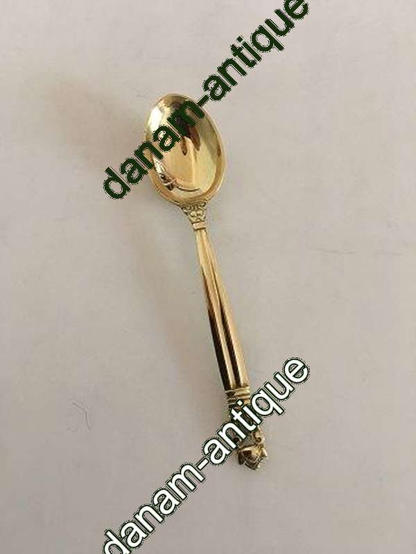 Georg Jensen Konge Forgyldt Sterling sølv Mokkaske No 035