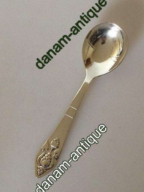 Georg Jensen Klokke Sølv Marmeladeske No 105A