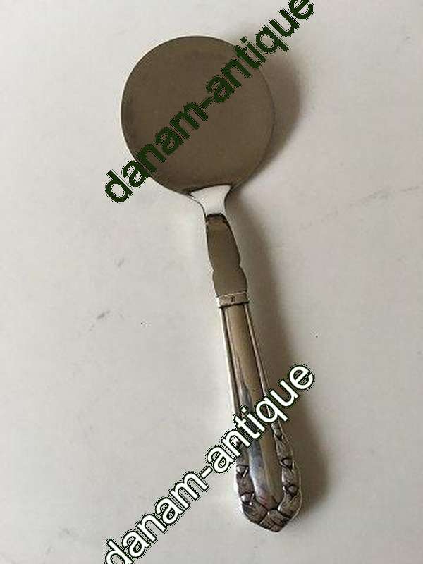 Georg Jensen Maiglöckchen-Törtchenlöffel aus Sterlingsilber und Edelstahl Nr. 160