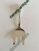 Georg Jensen Sterling Sølv Magnolia No 84 Fiske Serveringsgaffel