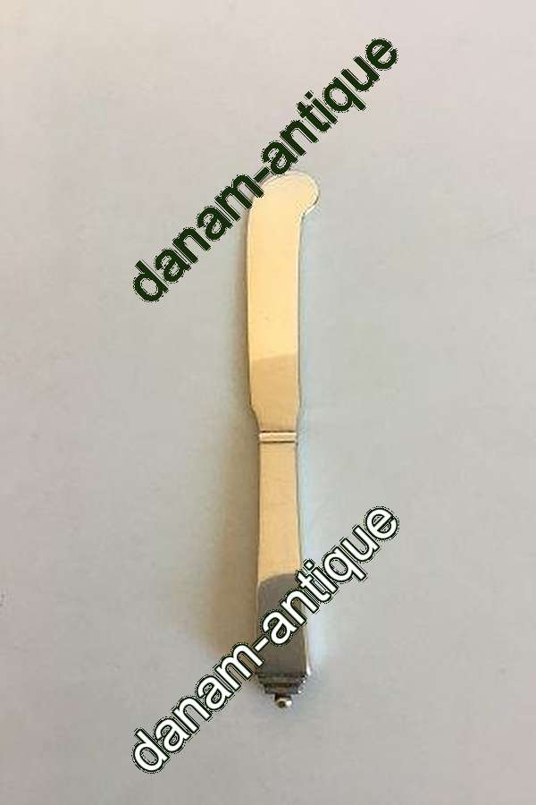Georg Jensen Sterling Sølv Pyramide Smørkniv No 46