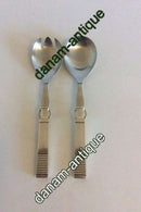 ジョージ ジェンセン スターリングシルバー レリーフ サラダセット No 132