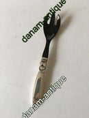 Georg Jensen Kaktus Sterling Sølv Gaffel med sort plastik