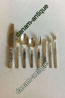 Georg Jensen Sterling Silber Saga Besteckset für 12 Personen, 84 Teile