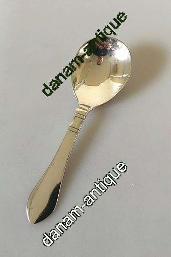 Georg Jensen Sterling Sølv Antik Kompot Ske No 161