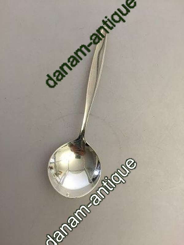 Georg Jensen Sterling Sølv Cypres Syltetøj/bouillonske No 163