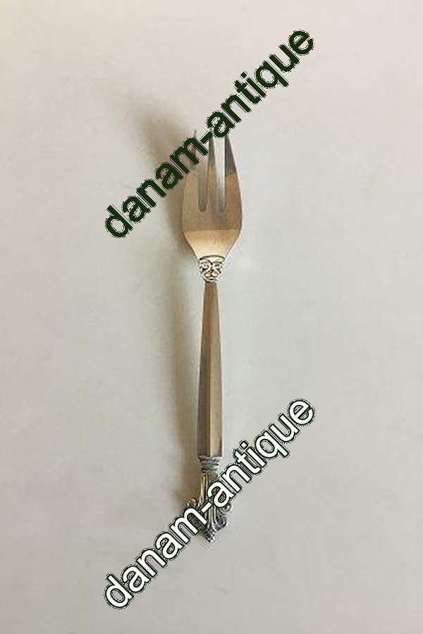 Georg Jensen Sterling Sølv Dronning Fiskegaffel No 061