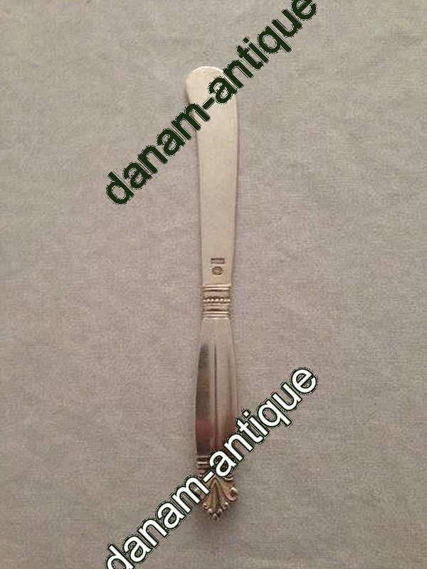 Georg Jensen Dronning Sterling Sølv Smørkniv No 046