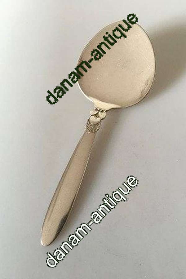 Georg Jensen Sterling Sølv Kaktus Konditorspade No 203