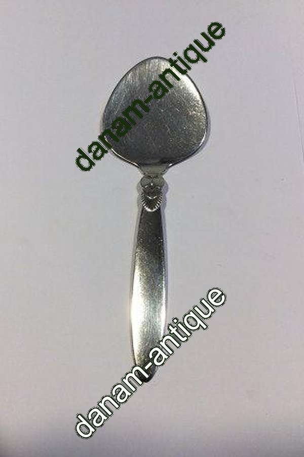 Georg Jensen Kaktus Sterling Sølv Canape servingsspade No 148