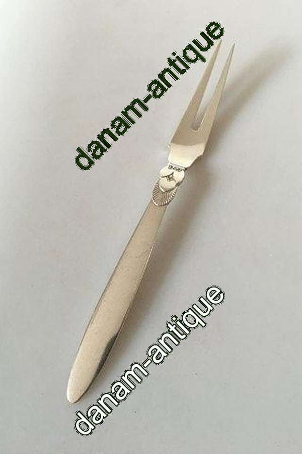 Georg Jensen Sterling Sølv Kaktus Kødgaffel No 143